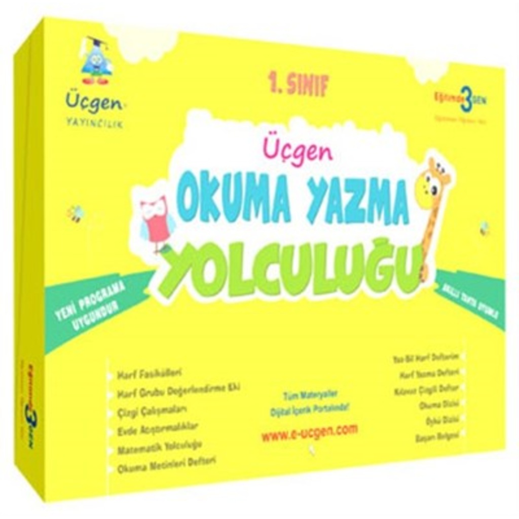1. SINIF ÜÇGEN YAYINLARI OKUMA YAZMA YOLCULUĞU 2019 2020