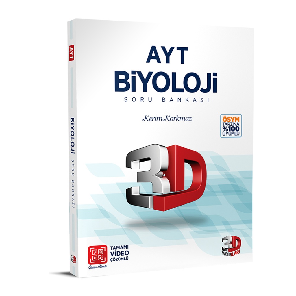 3D Yayınları AYT Biyoloji Soru Bankası