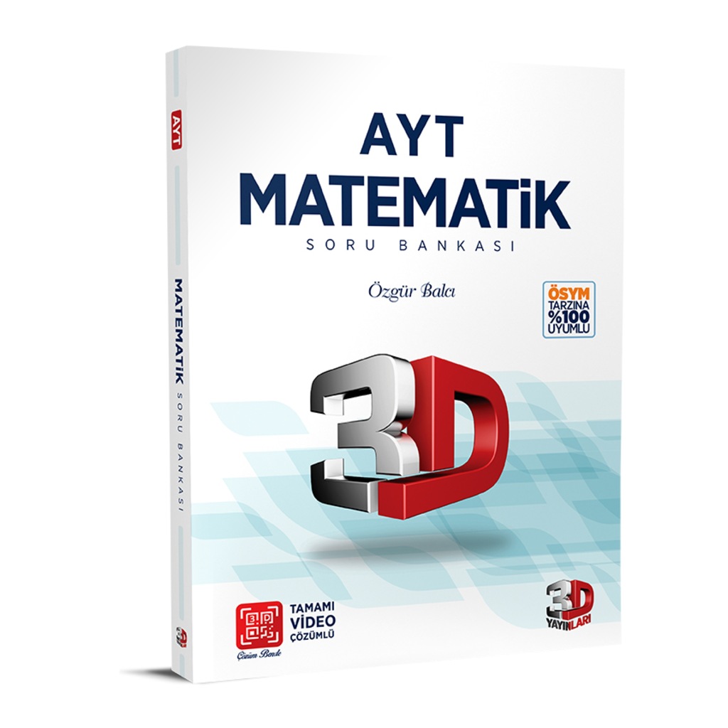 3D Yayınları AYT Matematik Soru Bankası 2020 baskı