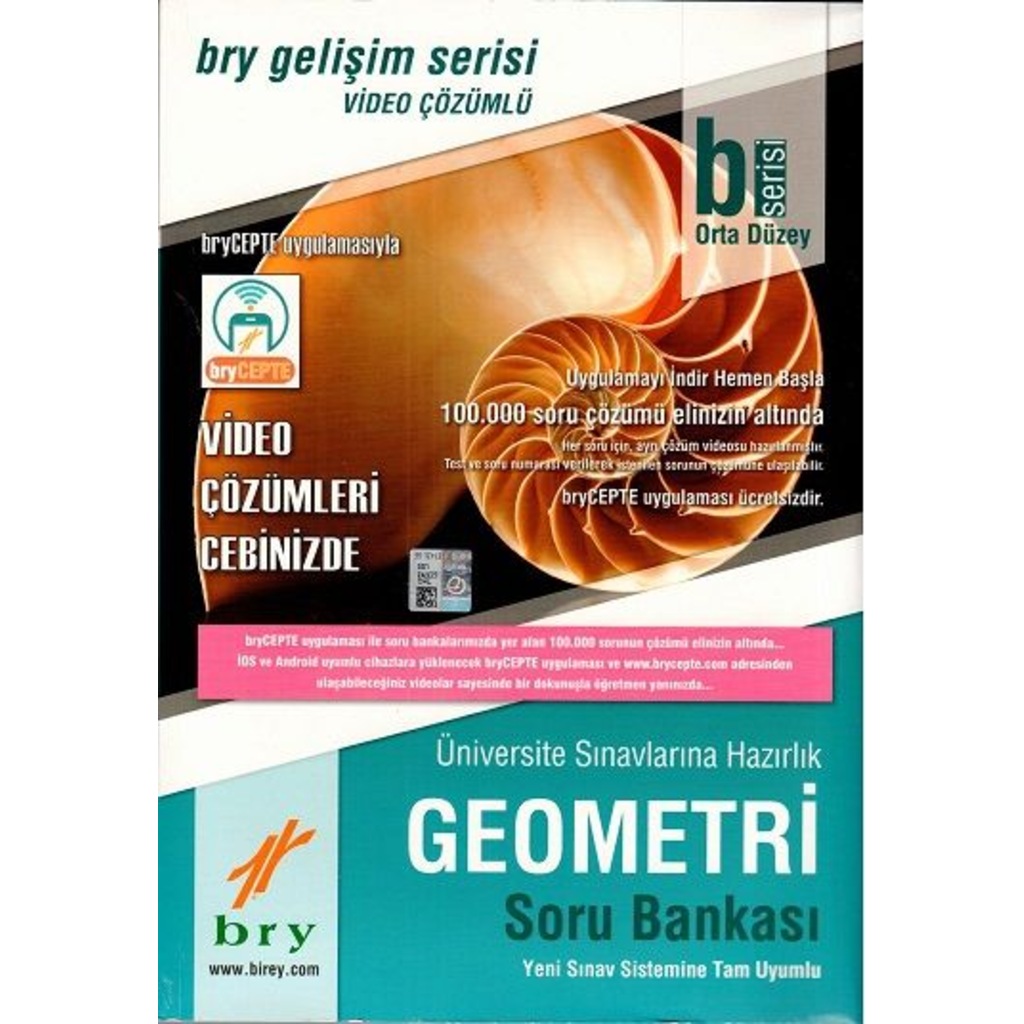 Birey Yayınları B Serisi Orta Düzey Geometri Soru Bankası