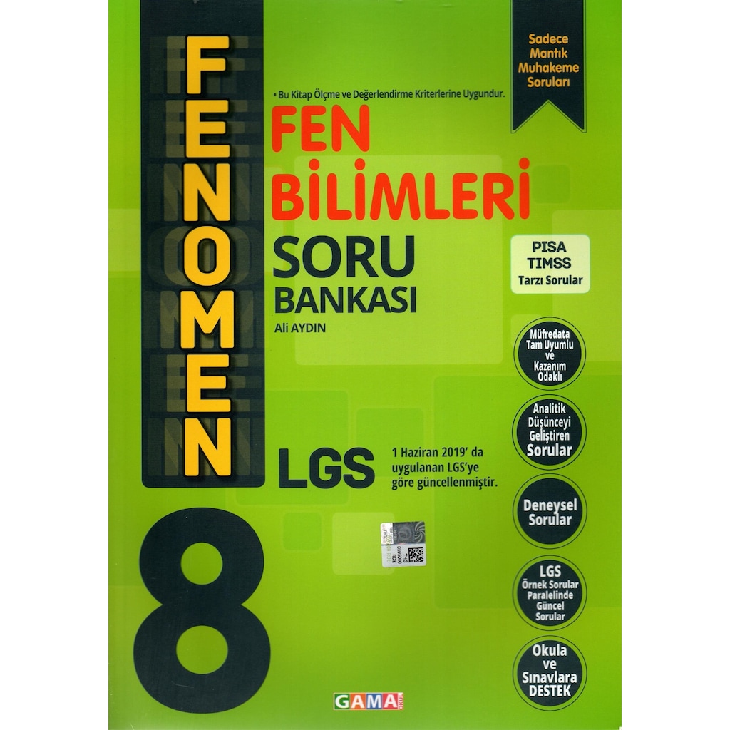 Gama 8. Sınıf Lgs Fenomen Fen Bilimleri Soru Bankası 2019-2020 - N11.com