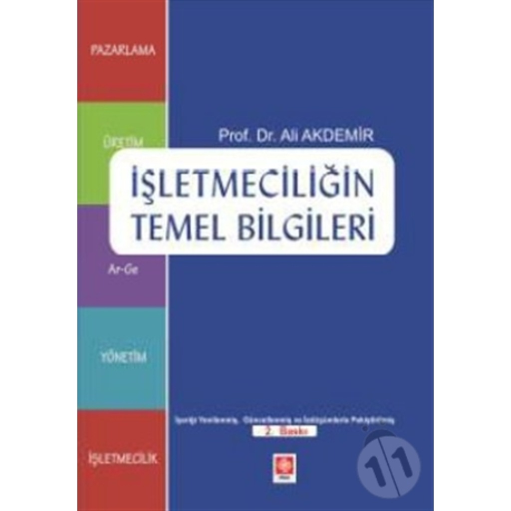İşletmeciliğin Temel Bilgileri-Ali Akdemir