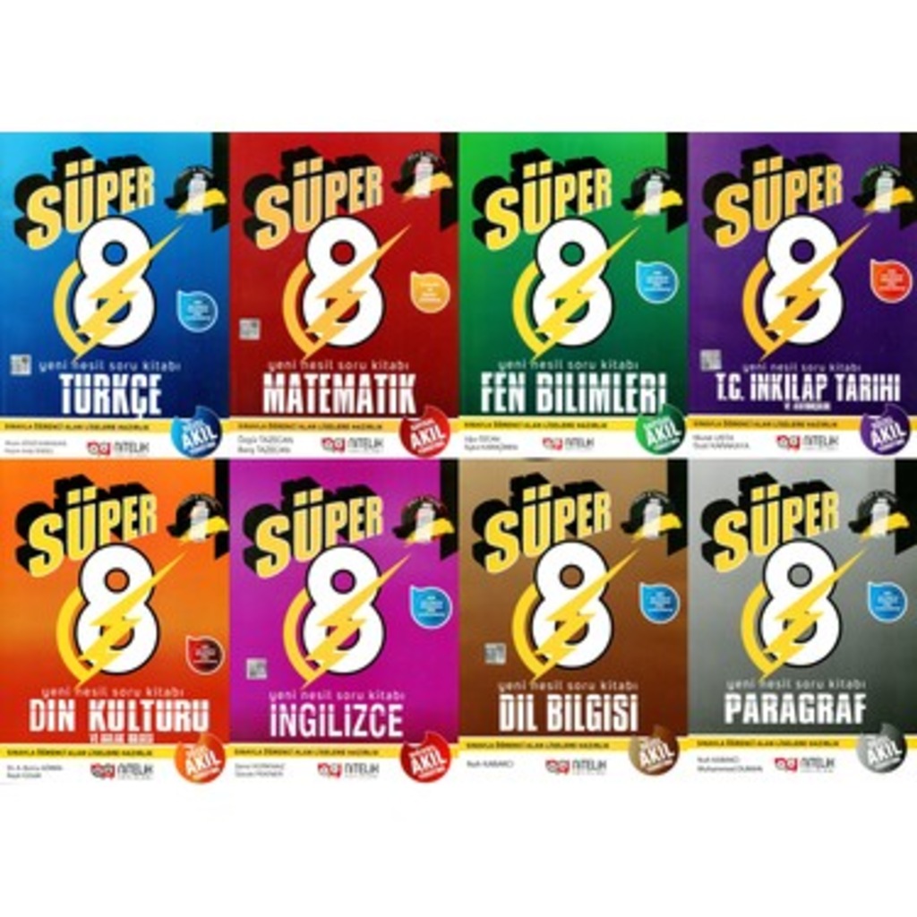 NİTELİK 8.SINIF SÜPER SET 8Lİ