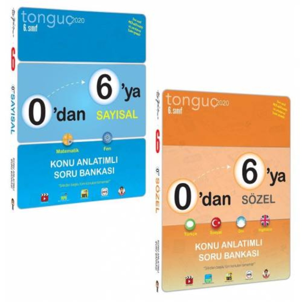 TONGUÇ 6. SINIF 0'dan 6'ya Sayısal - Sözel Konu Anlatımlı Soru B