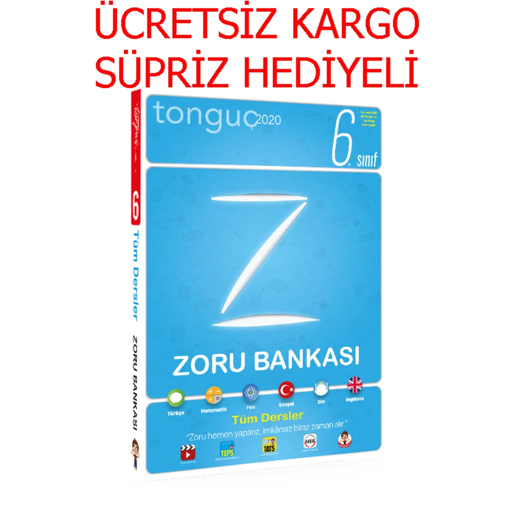 TonguÇ 6 Sinif TÜm Dersler Zoru Bankasi Soru Test Kİtabi Kİtap