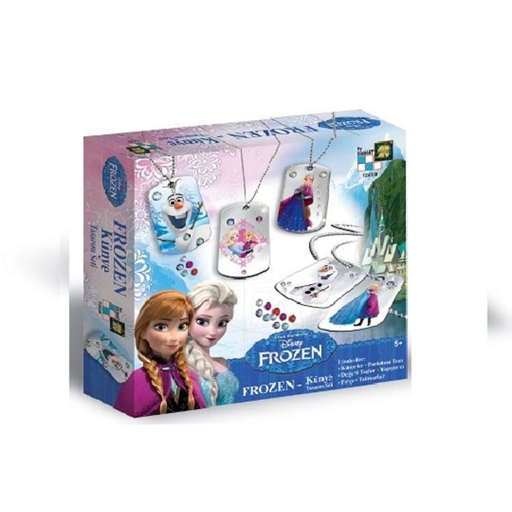 Frozen Künye Tasarım Seti Kız Çocuklar İçin Eğitici Oyuncak
