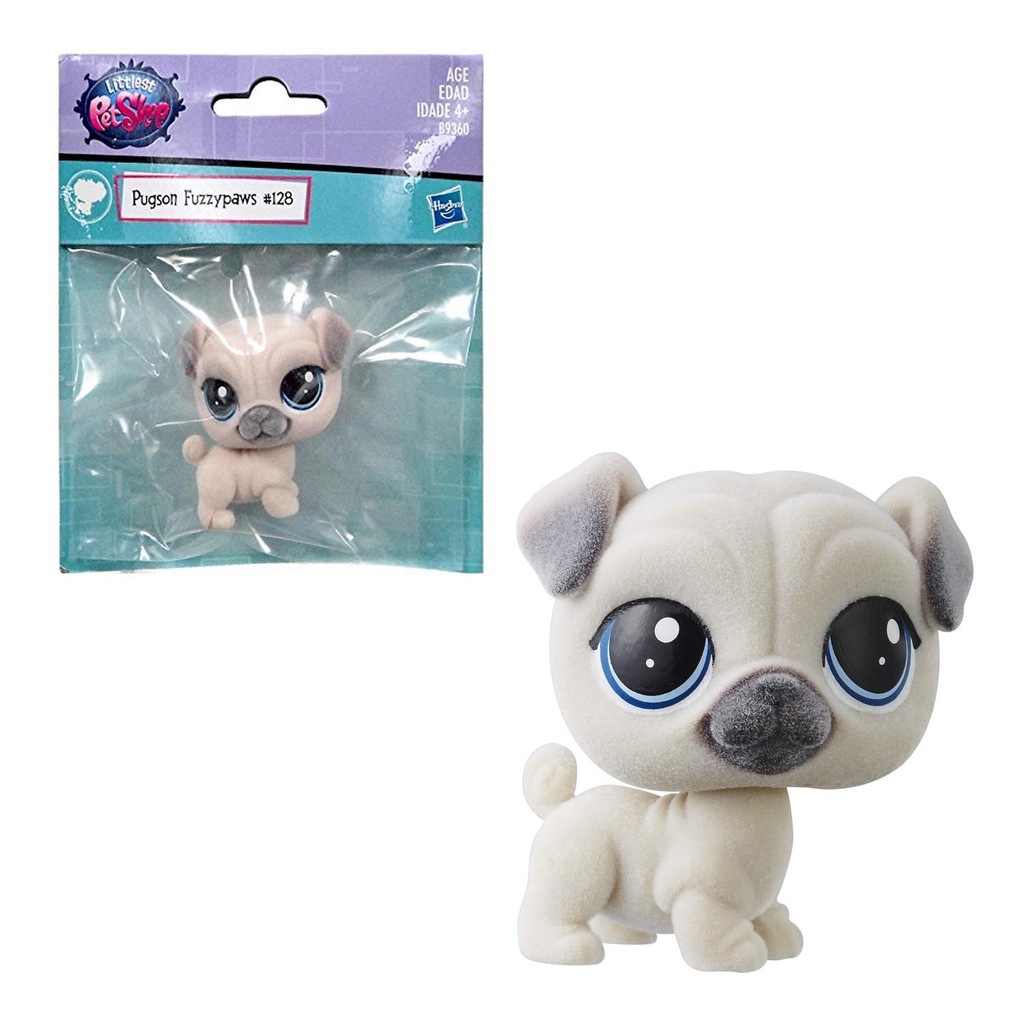 Littlest Pet Shop 128 Pugson Fuzzypaws N11