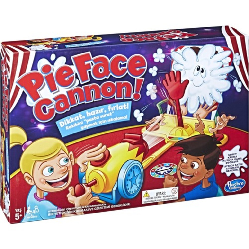 Pie Face Cannon Kutu Oyunu Yüze Pasta Krema Fırlatma Aile Oyuncak
