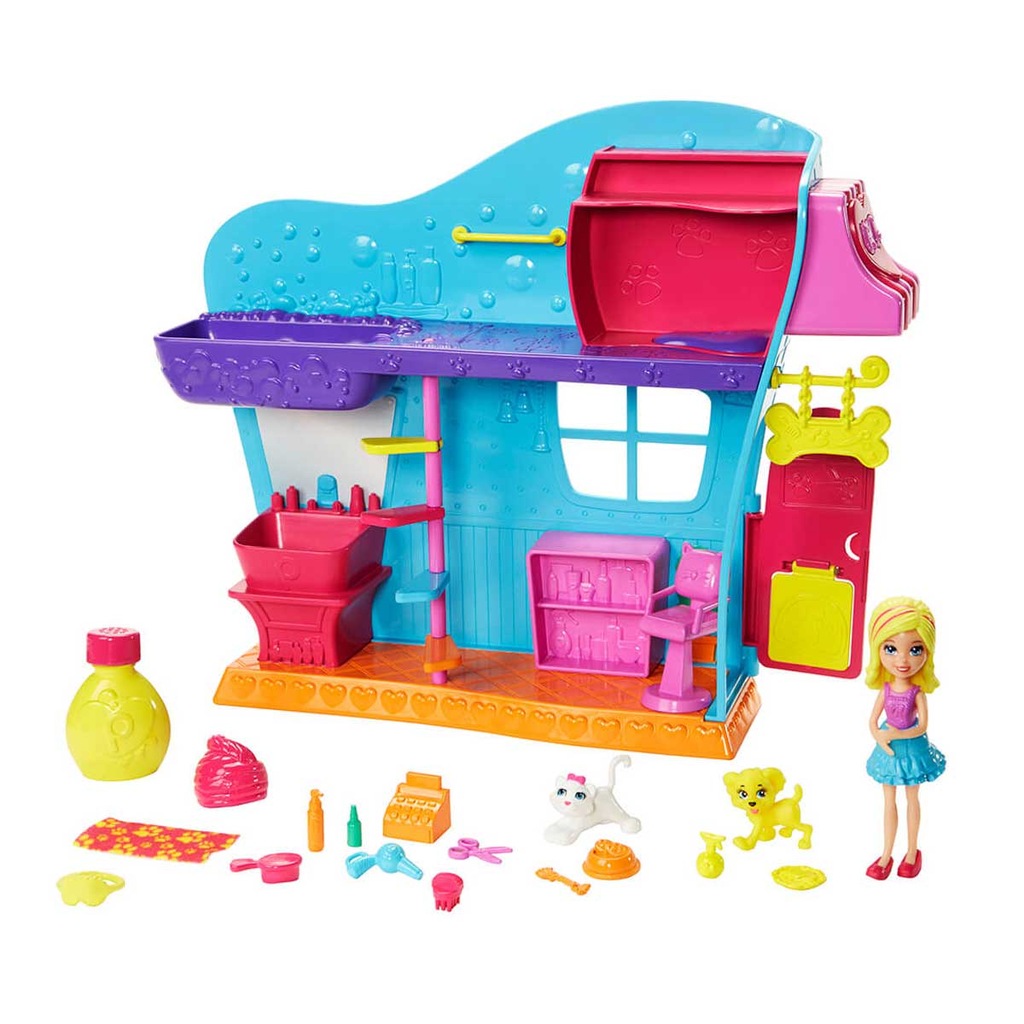 Polly Pocket Evi Banyo Eğlencesi Oyun Seti