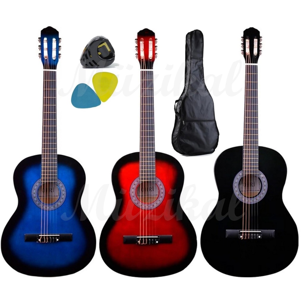 Klasik Gitar 39 Tam Boy Yetişkin Gitarı 4/4 39 inc