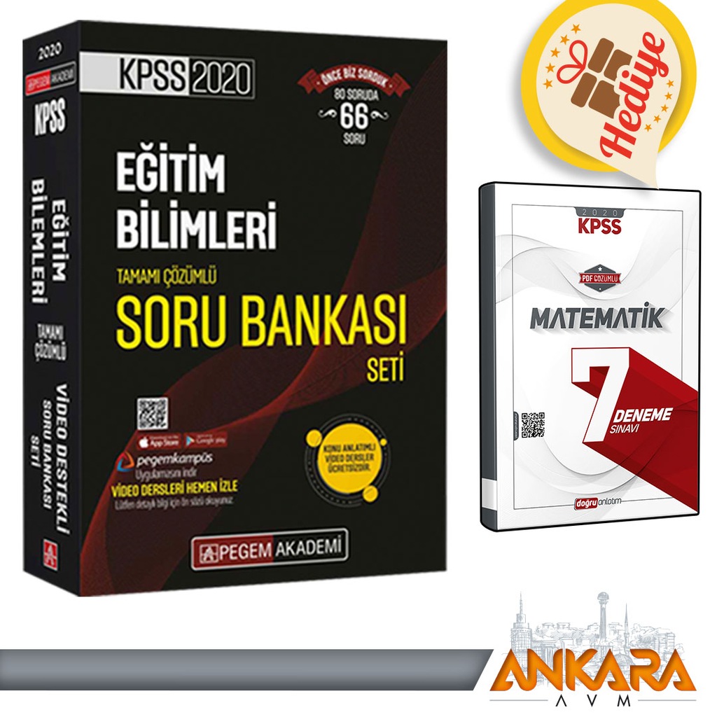 2020 Eğitim Bilimleri T. Çözümlü Modüler Soru Bankası Seti PEGEM