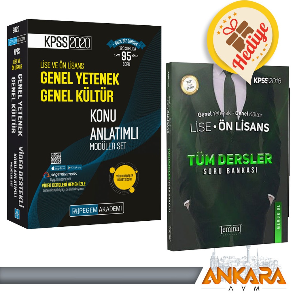 2020 KPSS Lise Ön Lisans GYGK Video Destekli Konu Anlatımlı PEGEM