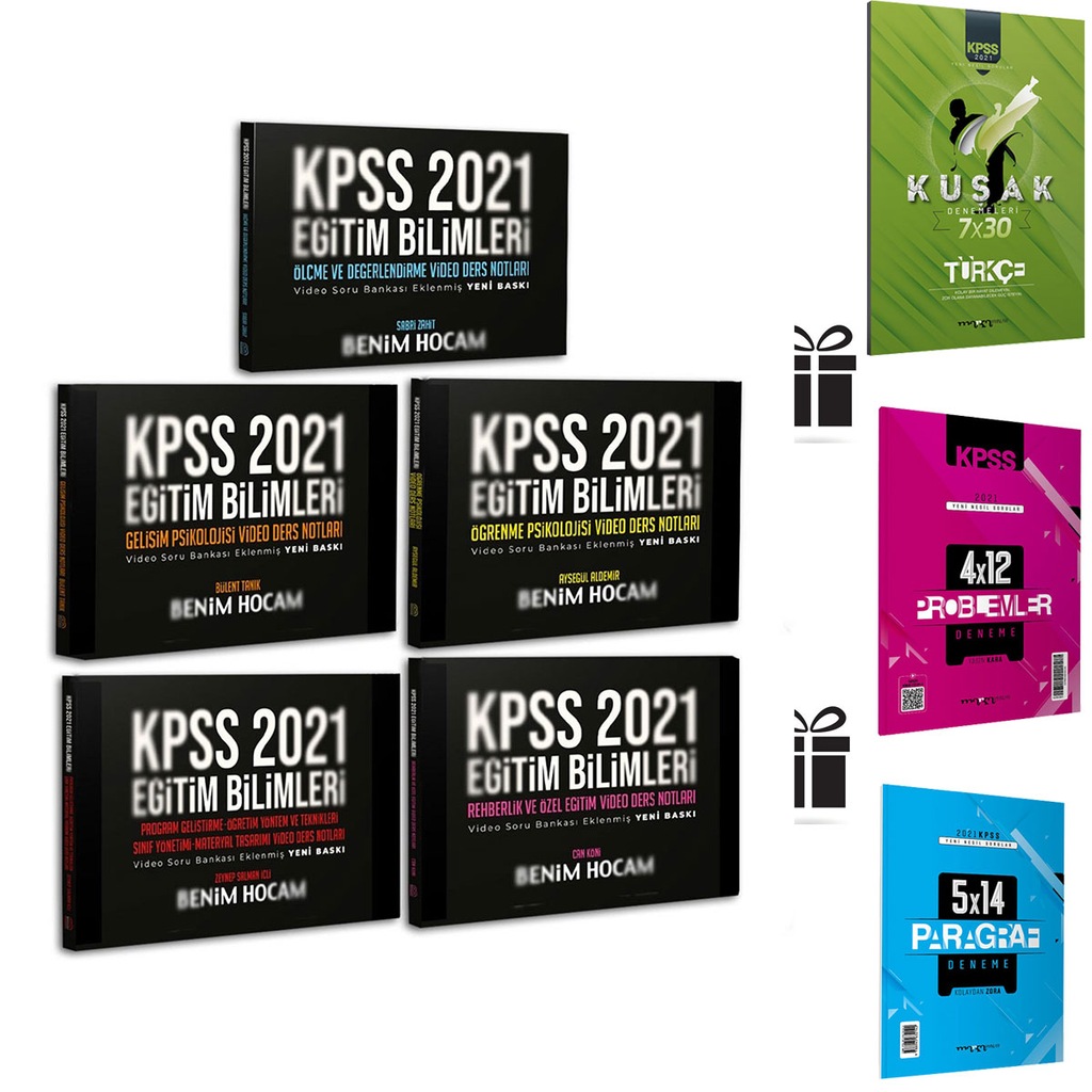 2021 KPSS Eğitim Bilimleri Video Ders Notları Seti Benim Hocam