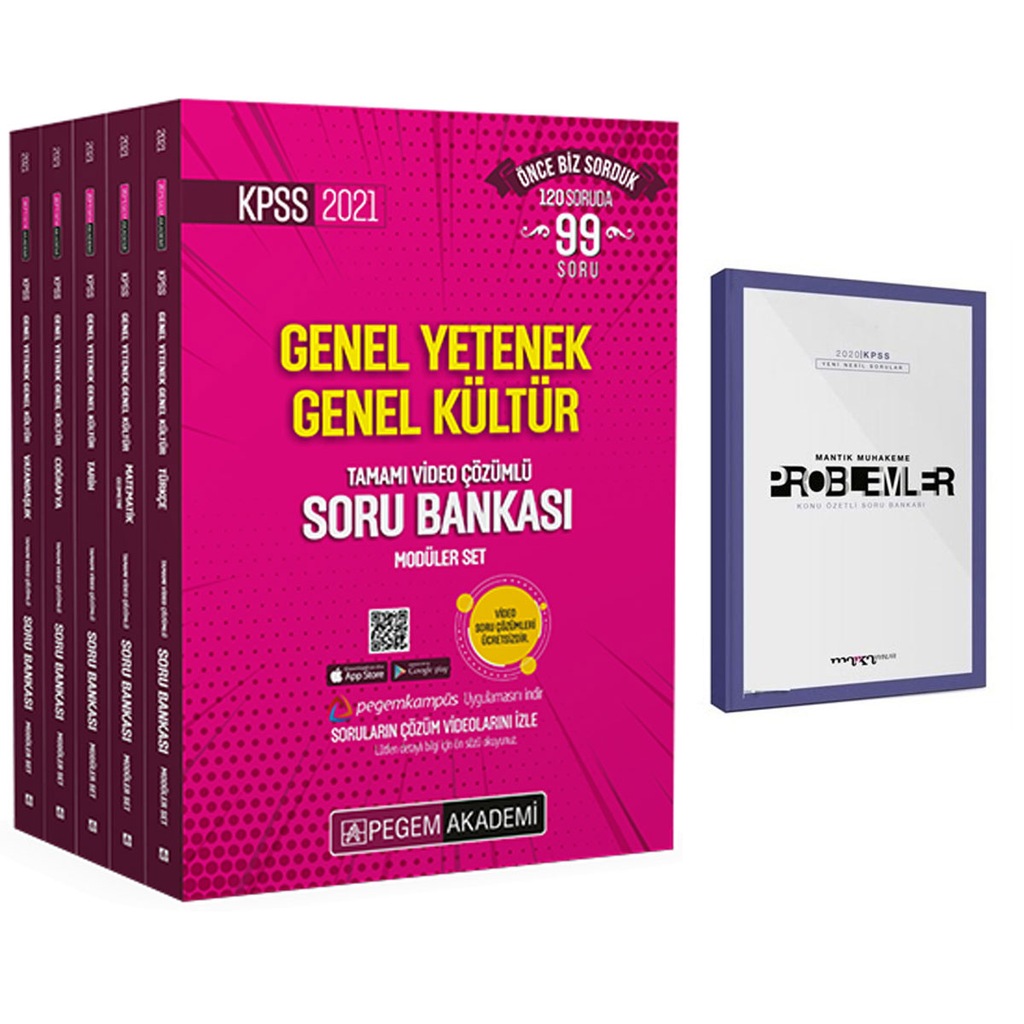 2021 KPSS Genel Yetenek Kültür T. Çözümlü Soru Bankası SETİ PEGEM