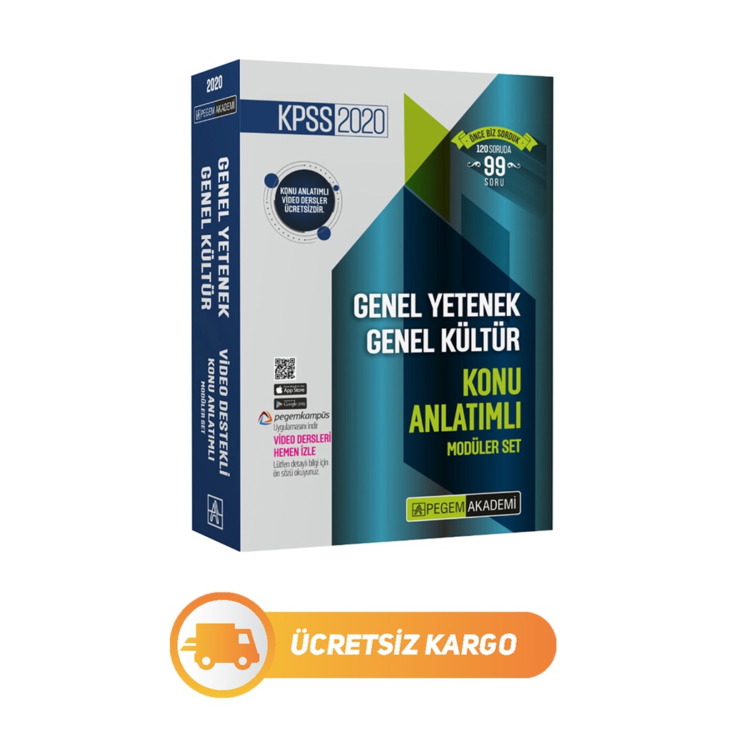 PEGEM 2020 KPSS Genel Yetenek Genel Kültür Konu Seti