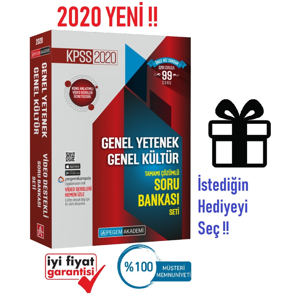 Pegem KPSS Genel Yetenek Kültür Çözümlü Soru Bankası Seti Akademi