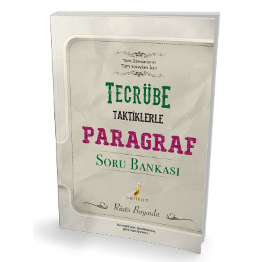 Tecrübe Taktiklerle Paragraf Soru Bankası Tüm Zamanların Tüm