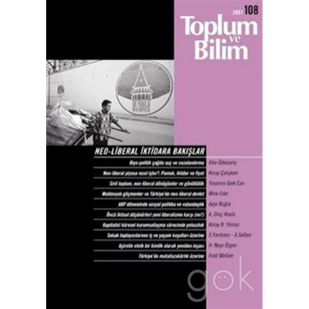 Toplum ve Bilim Sayı: 108