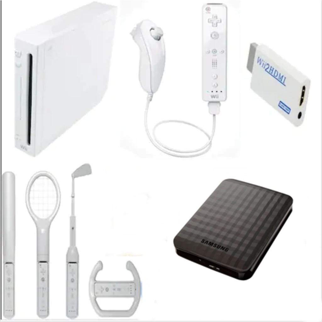 ⭐Nintendo Wii+HDMİ ÖZELLİKLİ+250 GB HAFIZA+100 OYUN+SPORT PAKET⭐