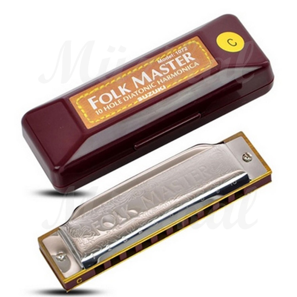 Suzuki 1072 Folk Master Diatonic Do Mızıka ( Harmonica )