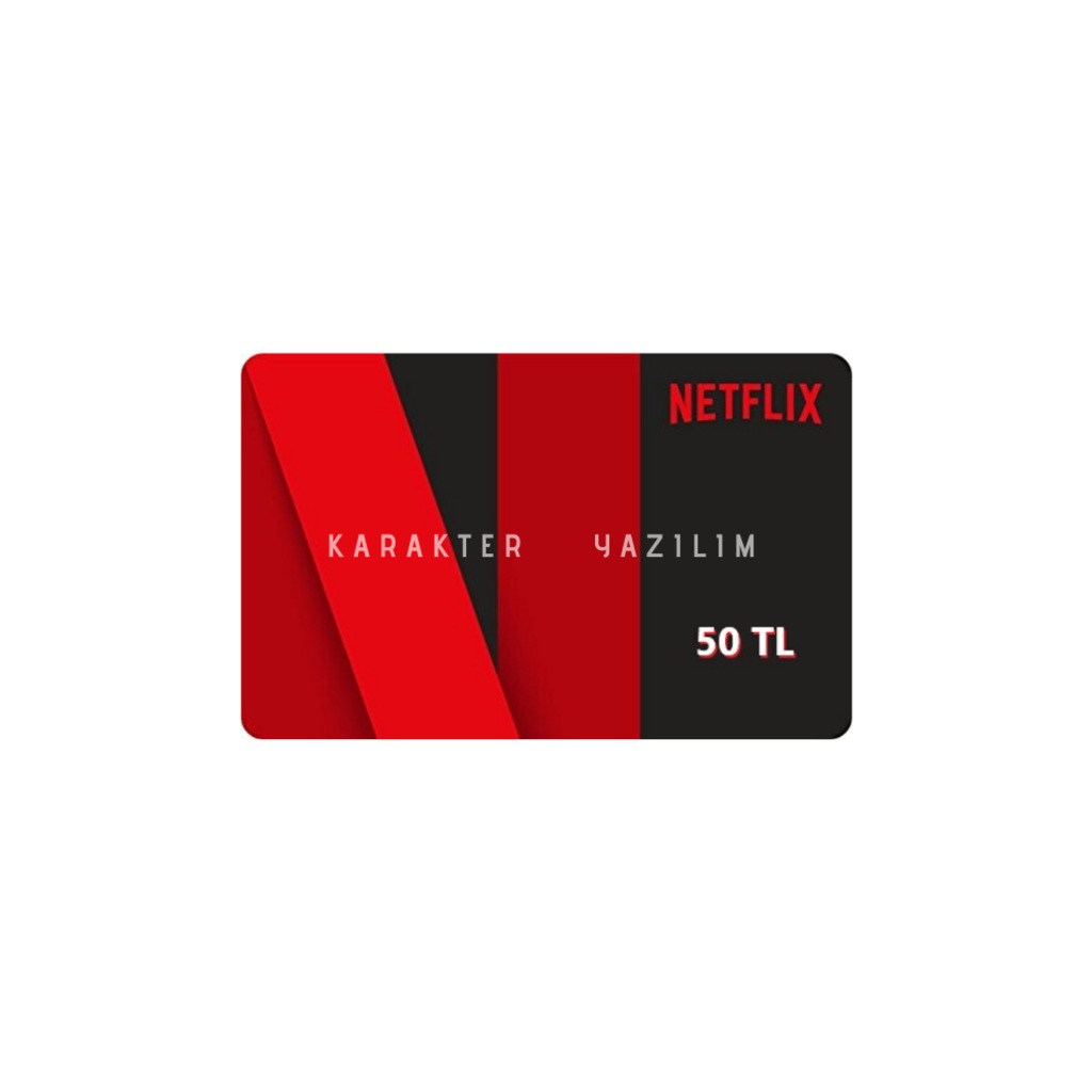 50 TL Netflix Hediye Kartı ** 50 TL Netflix *