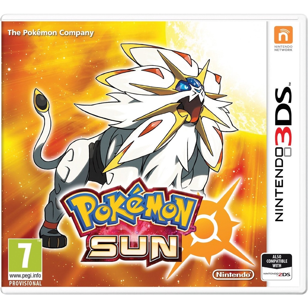 Pokemon SUN 3DS PAL SIFIR ORİJİNAL OYUN