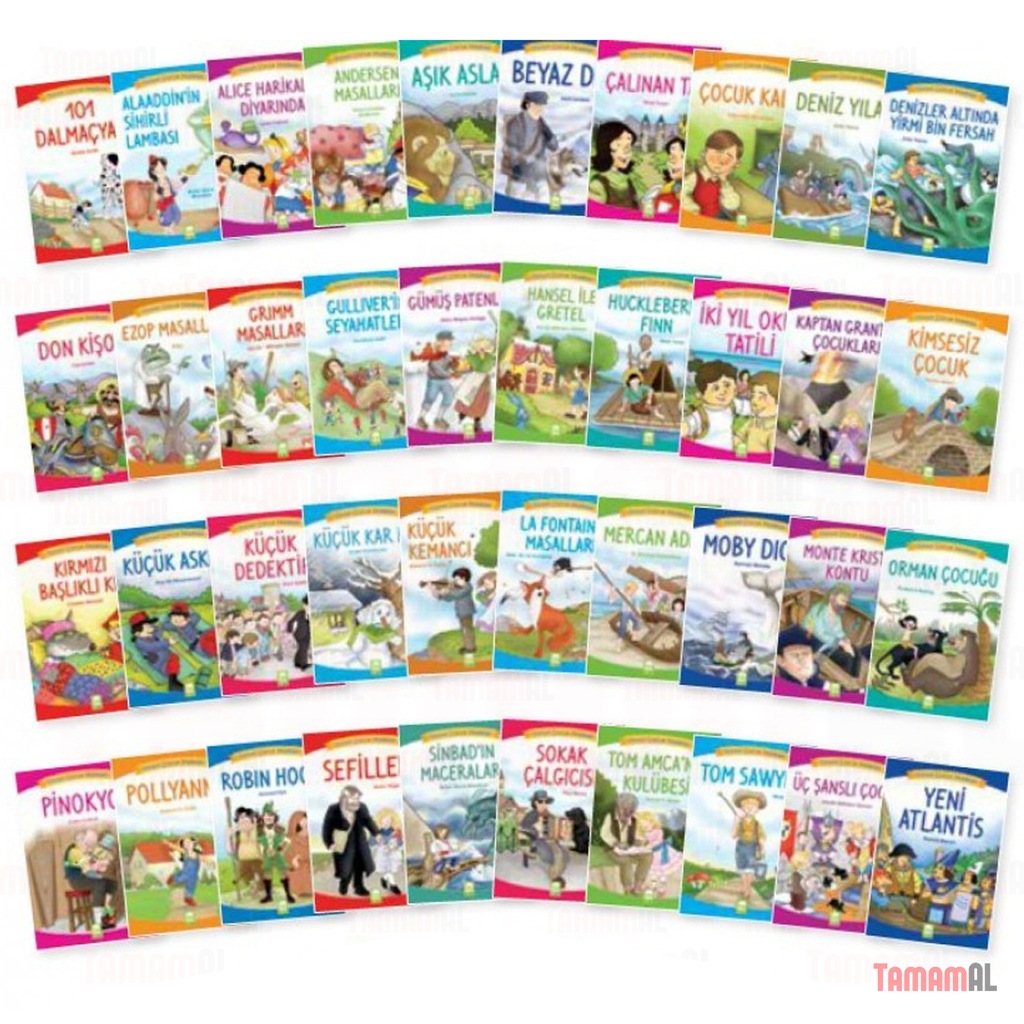 4 ve 5 siniflar icin dunya klasikleri masal oyku hikaye kitap set fiyatlari ve ozellikleri