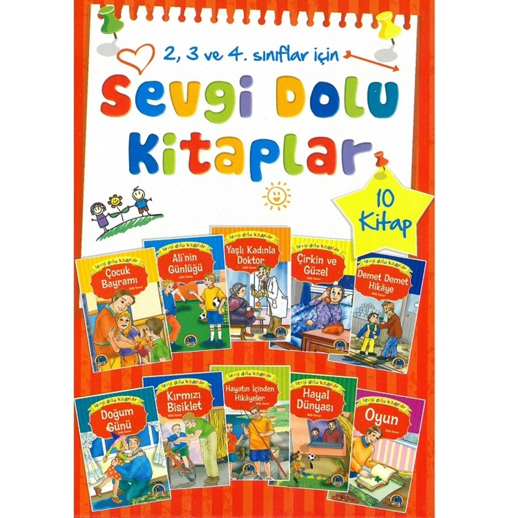 Sevgi Dolu Kitaplar 2, 3. Ve 4. Sınıf Hikaye Kitabı Seti 10 Adet - N11.com