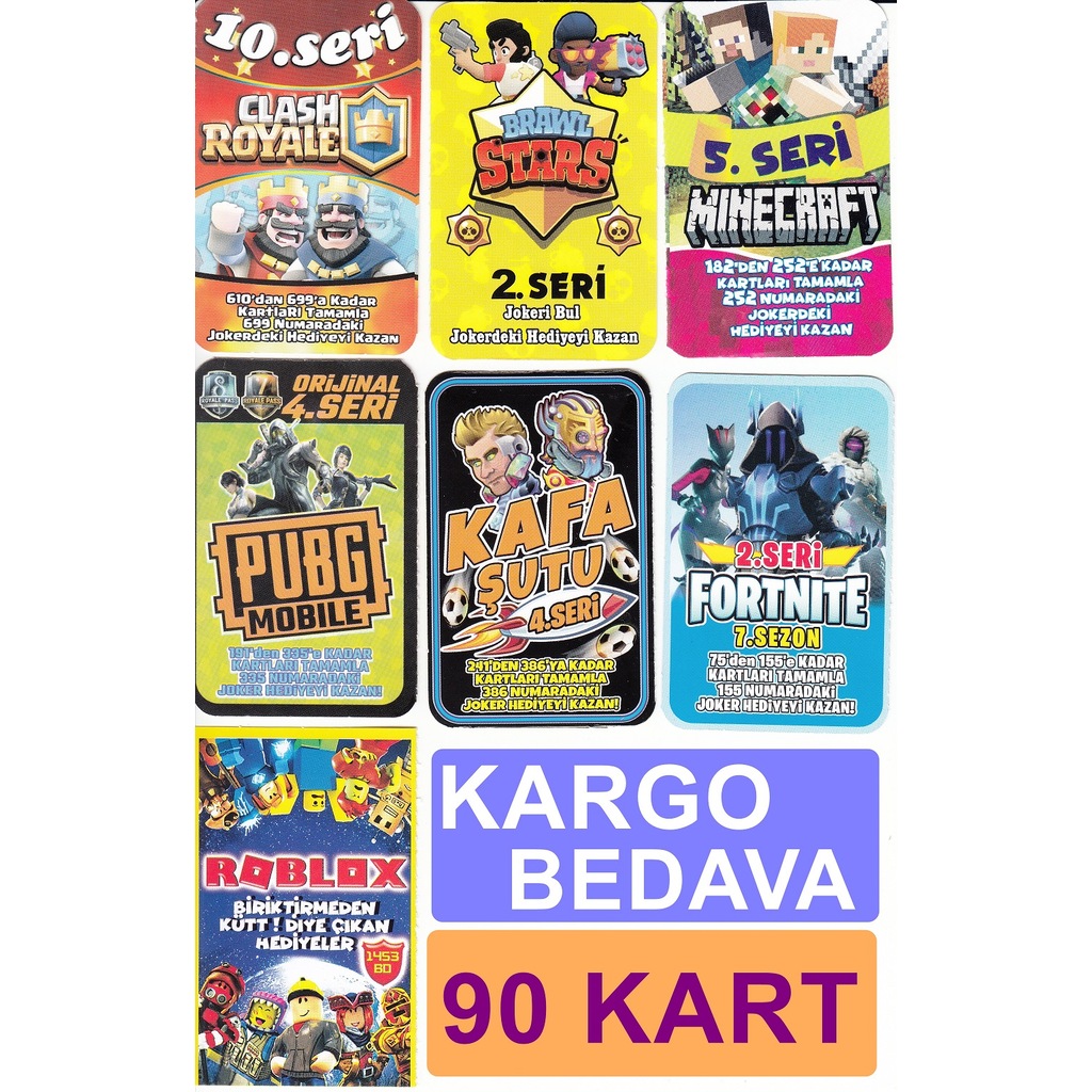 Clash Royale Brawl Stars Kafa Şutu Mine Craft Fortnite Roblox
