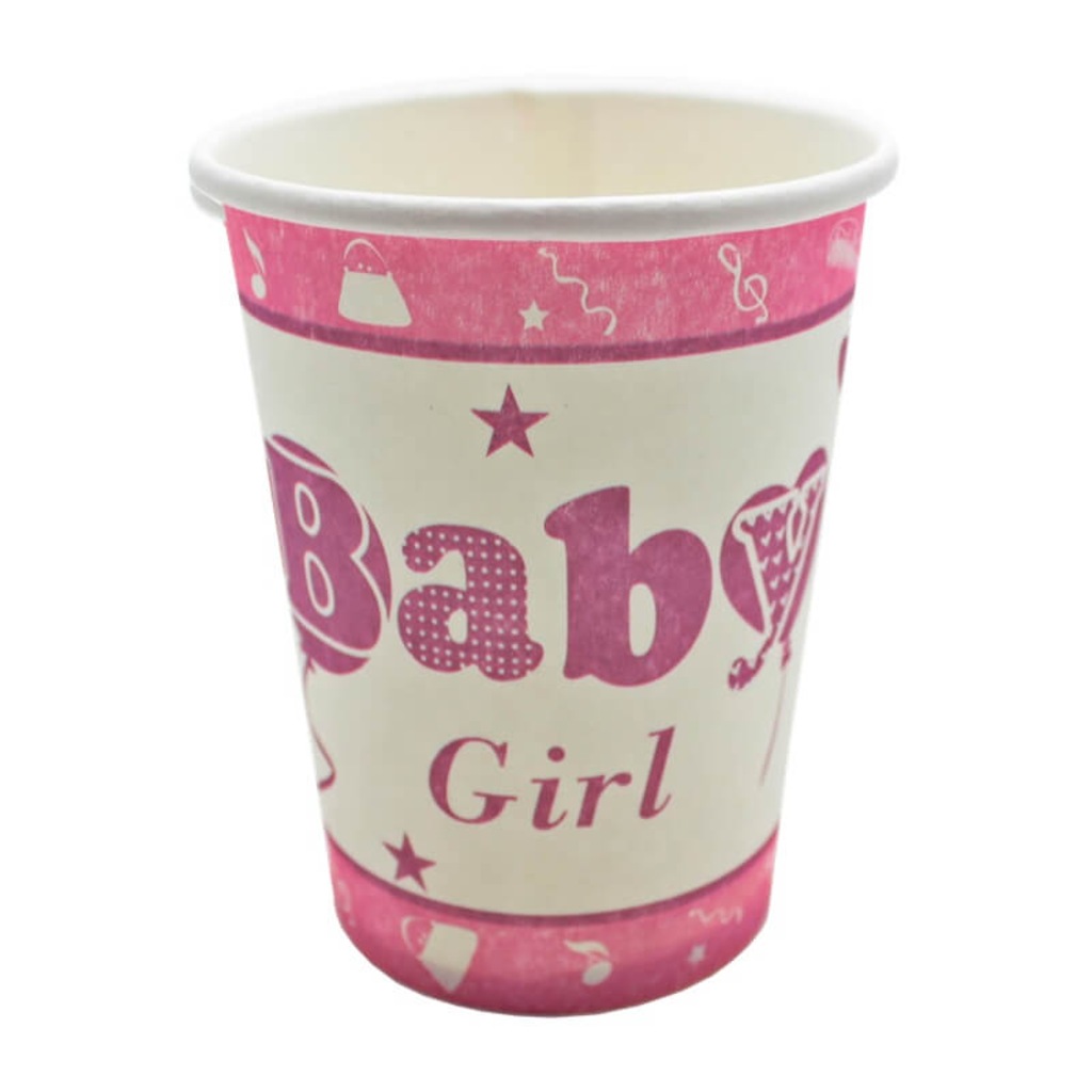 Baby Shower Karton Bardak Pembe 8 Adet Fiyatlari Ozellikleri Ve Yorumlari En Ucuzu Akakce