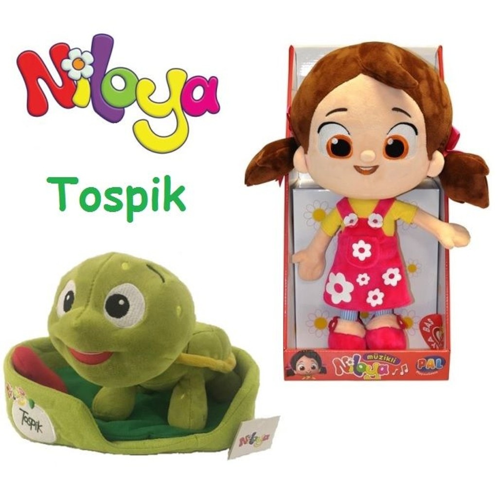 Niloya Müzikli Konuşan 40cm Ve Tospik Peluş Bebek orjinal