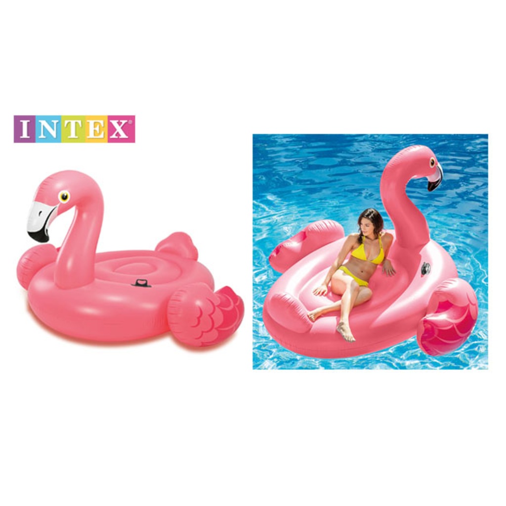 Intex Mega Island Sisme Flamingo Deniz Yatagi 218x211x136cm Fiyatlari Ve Ozellikleri