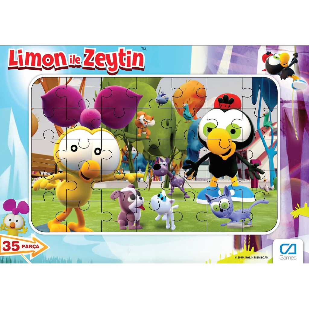 Ca Games Limon İle Zeytin 35 Parça Frame Puzzle