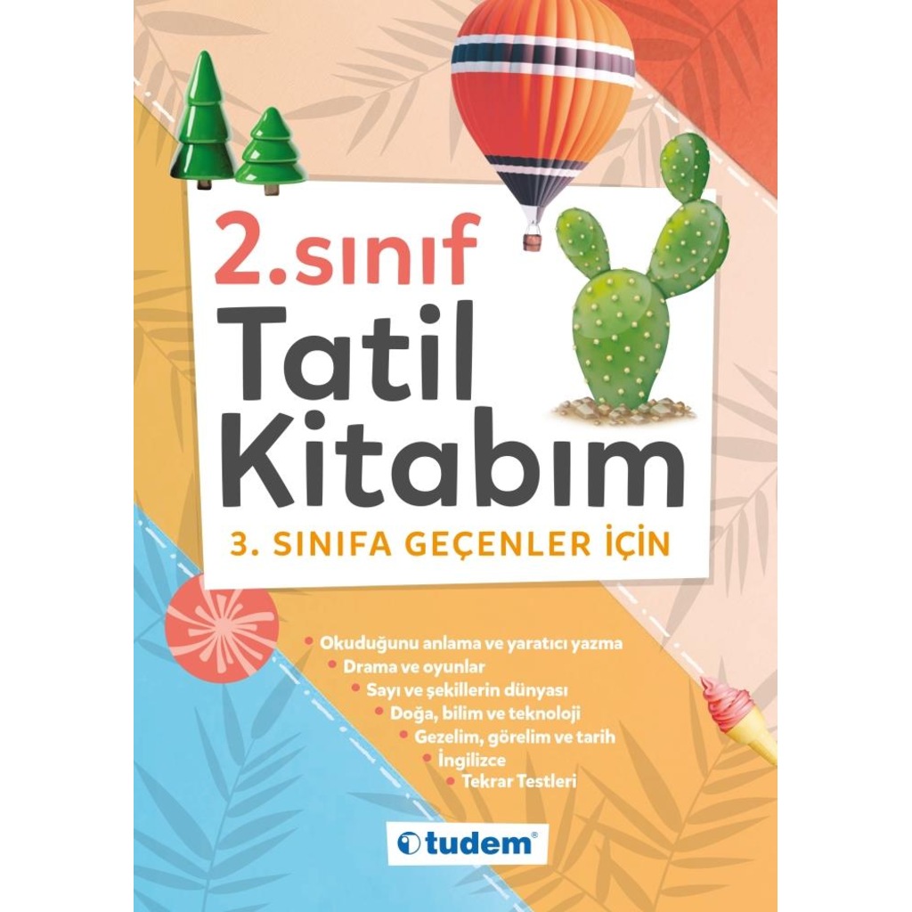 2. Sınıf Tatil Kitabım 3. Sınıfa Geçenler İçin Tudem Yayınları