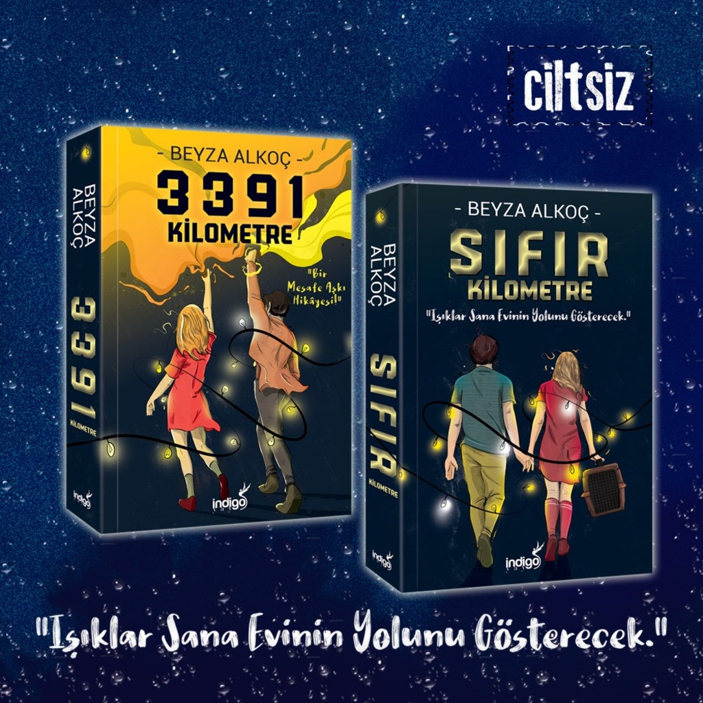 3391 Km - Sıfır Kilometre Ciltsiz (2 Kitap Takım) imzalı