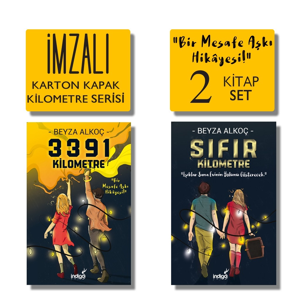 3391 Km - Sıfır Kilometre Ciltsiz (2 Kitap Takım) imzalı