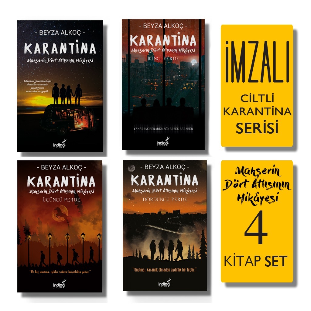 KARANTİNA SERİSİ SETİ (Beyza Alkoç) Ciltli-İMZALI