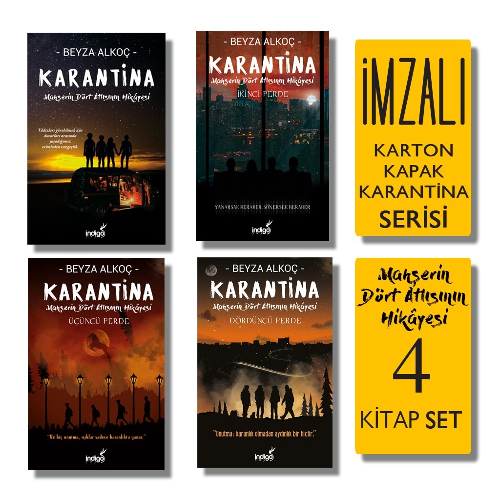 Karantina serisi Seti-ciltsiz Beyza Alkoç-İMZALI