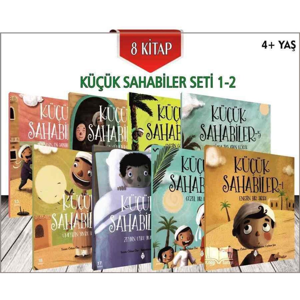 Küçük Sahabiler Seti 1-2 (8 Kitap) Uğurböceği Yayınları