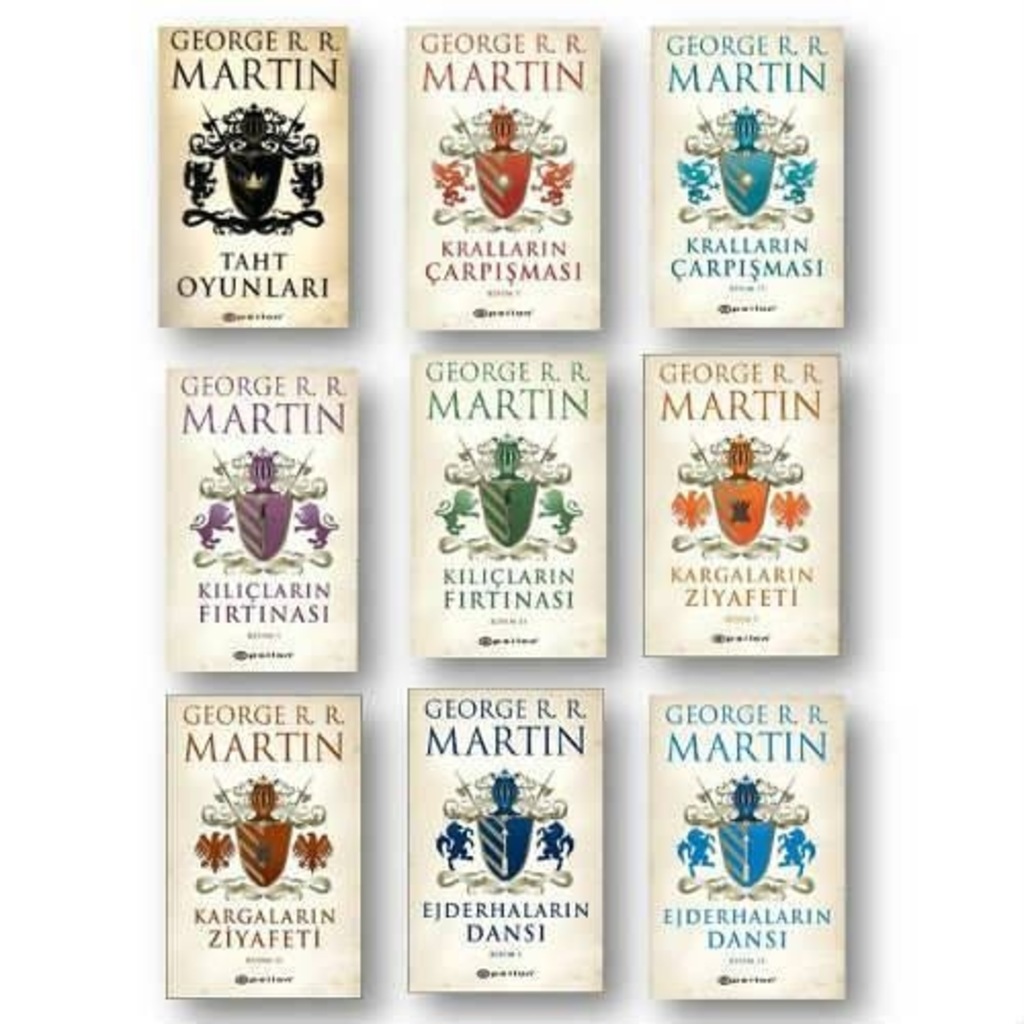 Taht Oyunları - 9 Kitaplık Set (George R. R. Martin)