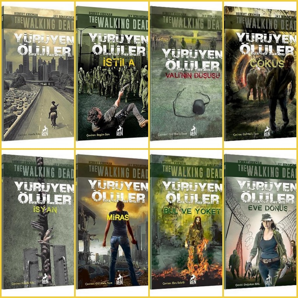 The Walking Dead Yuruyen Oluler 8 Kitap Roman Set Fiyatlari Ve Ozellikleri