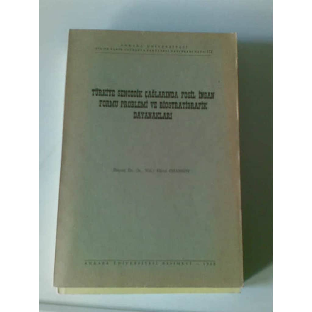 Turkiye Senozoik Caglarda Fosil Insan Formu 1966 Fiyatlari Ve Ozellikleri