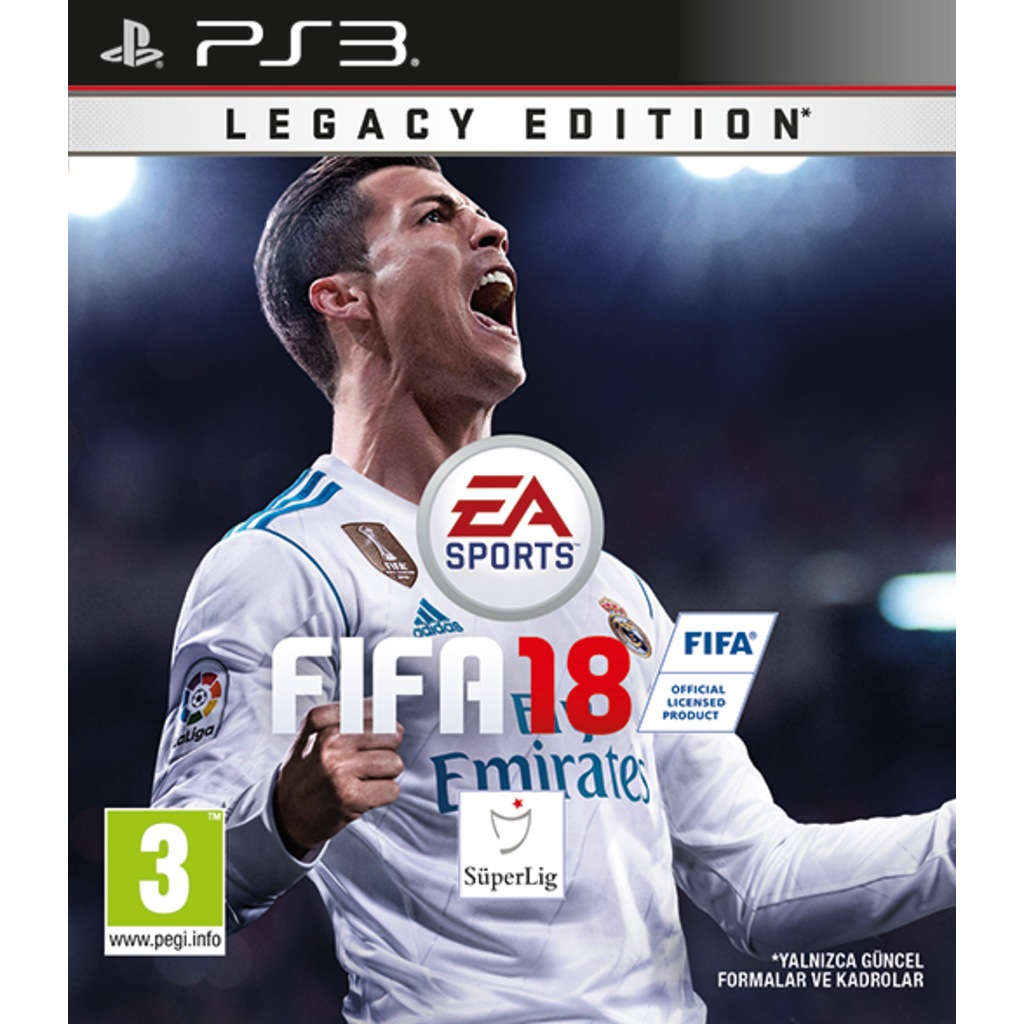 PSX3 FIFA 18 LEGACY EDITION