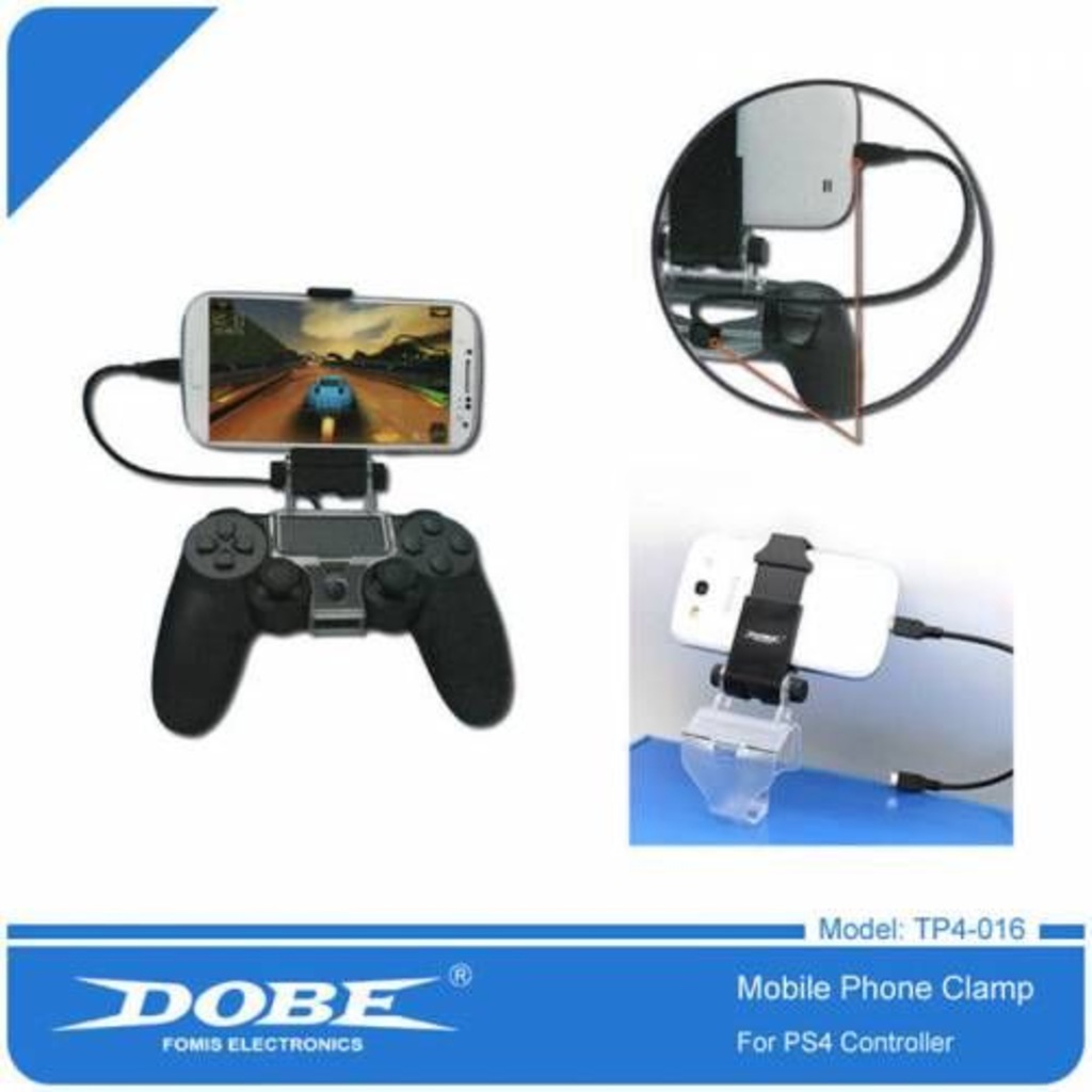 Dobe Sony PS4 Joystick Telefon Tutucu + OTG Kablo
