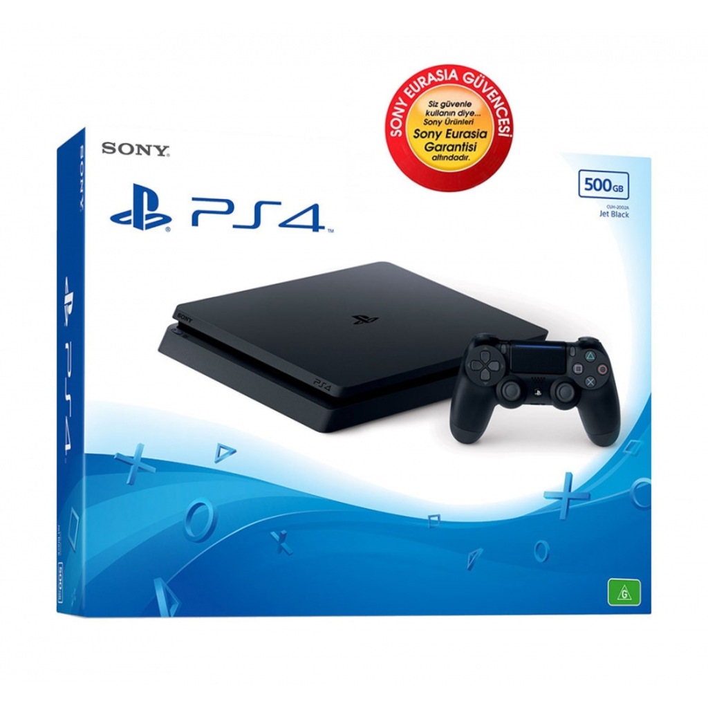 PLAYSTATION 4 PS4 SLIM 500 GB + 5.05 SİSTEM YAZILM + ÜCRETSZ KRGO