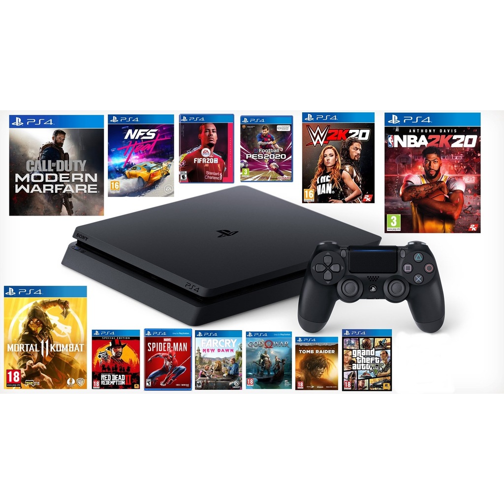 PS4 1 TB 14 DİJİTAL OYUN + KOL (AÇIKLAMAYI OKUYUN )