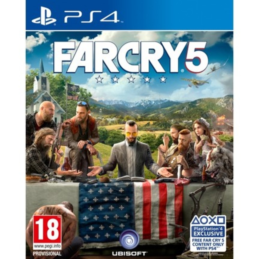 PS4 FAR CRY 5 SIFIR KUTUSUNDA JELATİNİNDE
