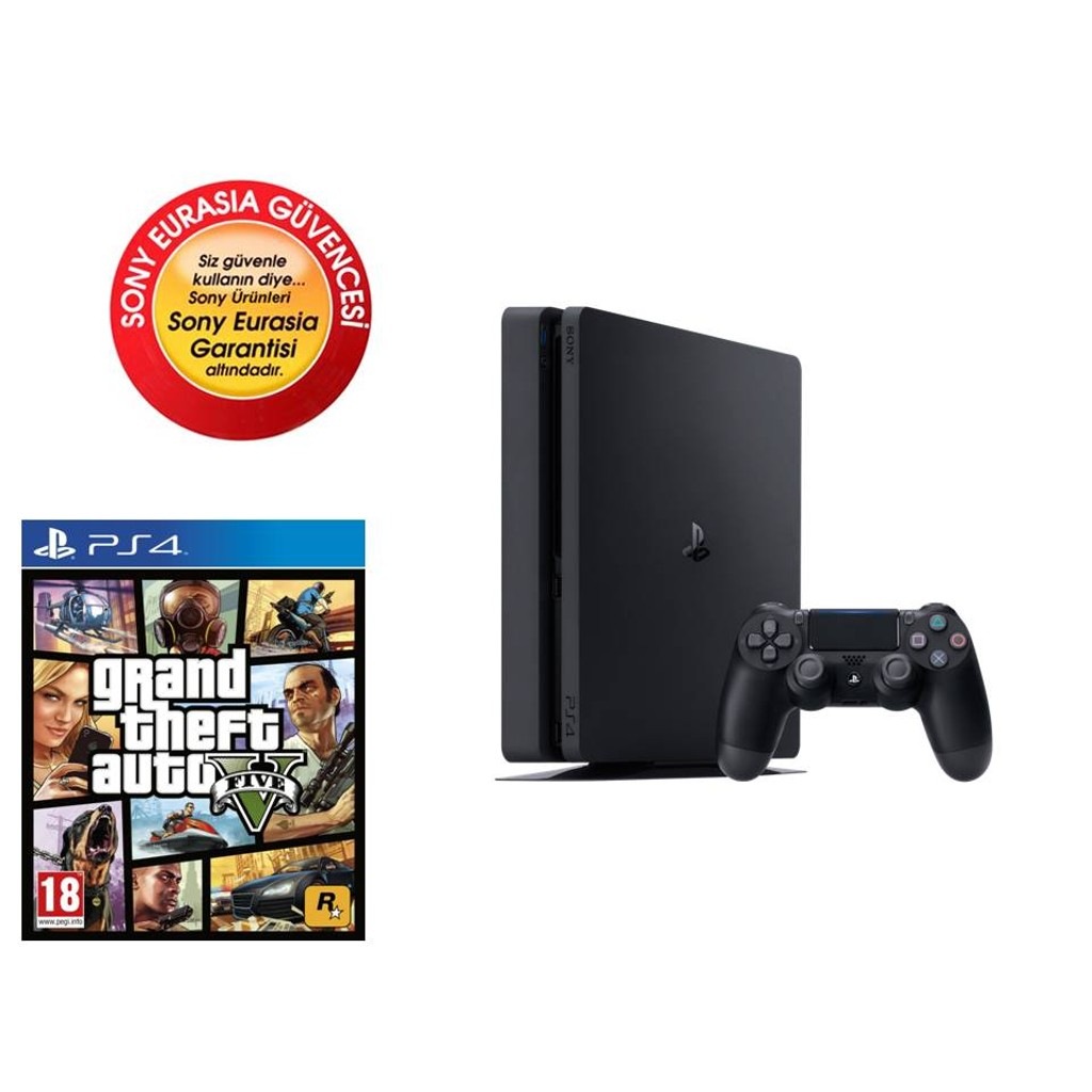 Sony Ps4 1 Tb Sony EURASIA GARANTİLİ + GTA 5 (PAL 2. BÖLGE)