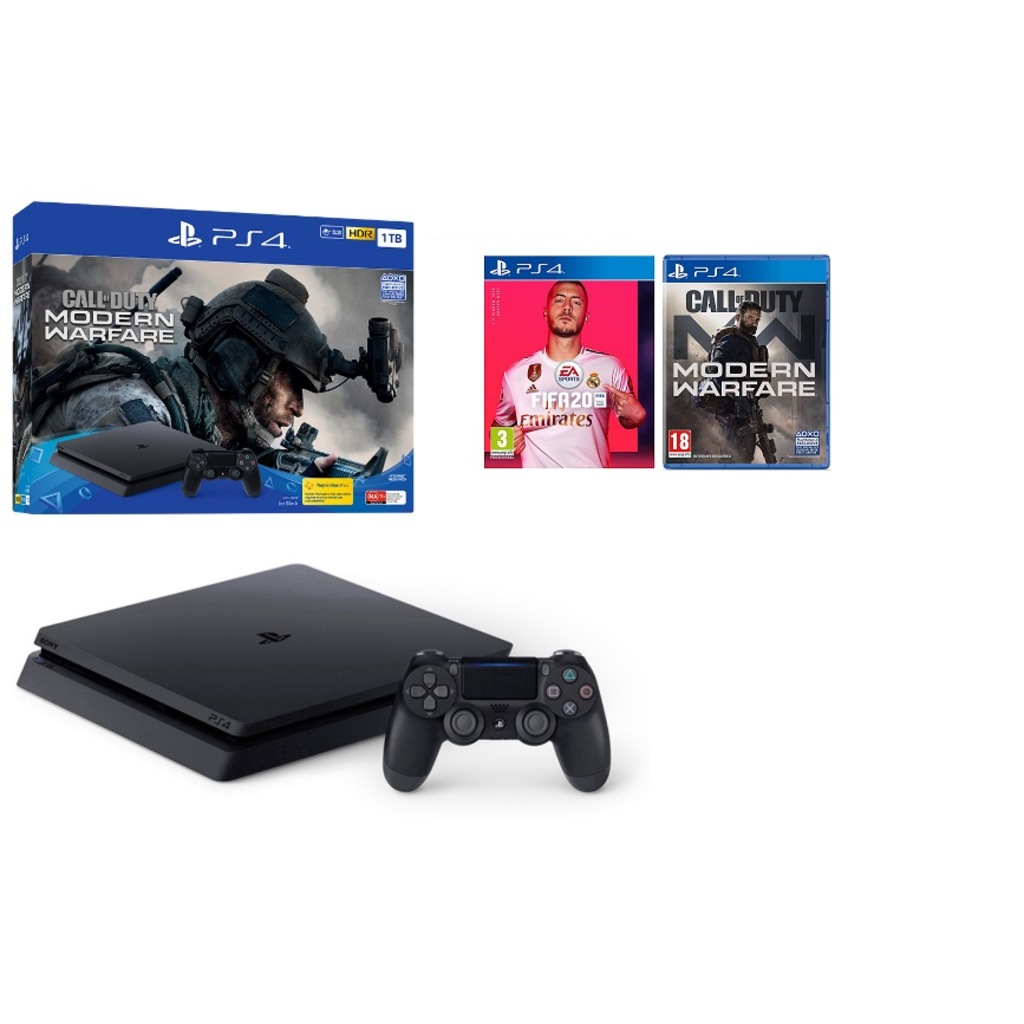 SONY PS4 1TB+ call of duty modern warfare bundle+FİFA 20