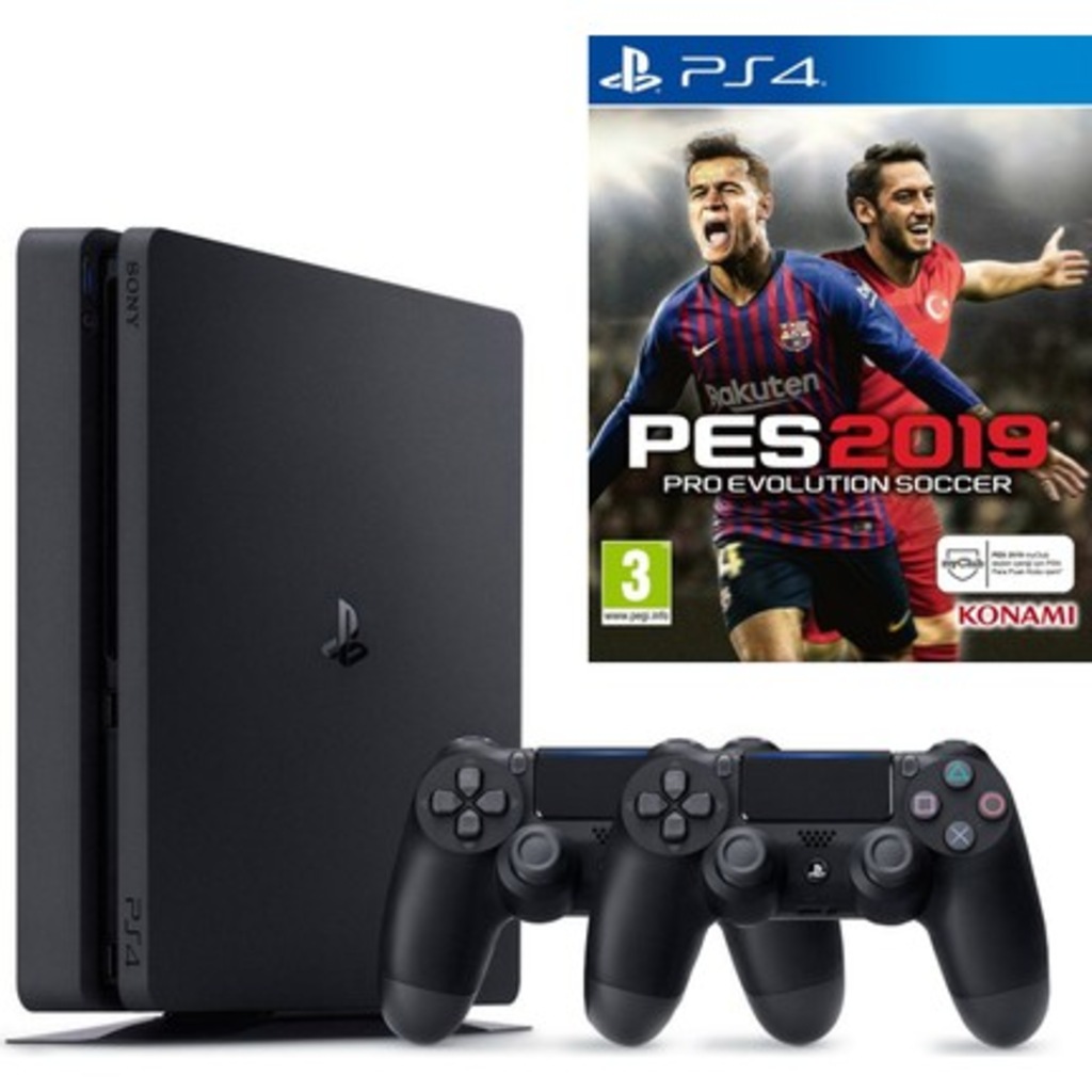 SONY PS4 500 GB +2.KOL+PES 2019